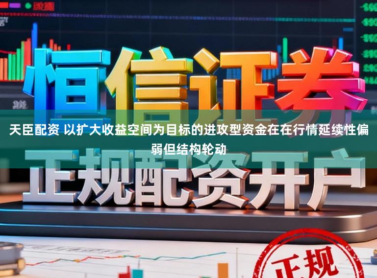 天臣配资 以扩大收益空间为目标的进攻型资金在在行情延续性偏弱但结构轮动