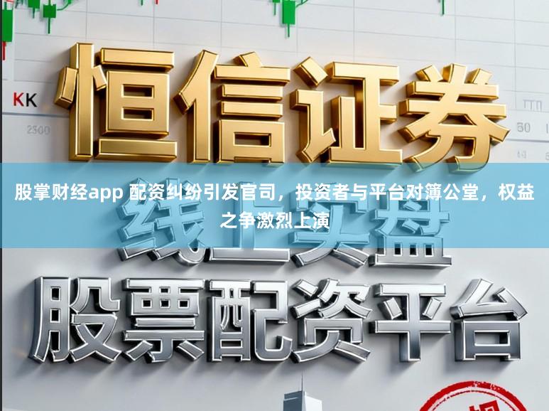 股掌财经app 配资纠纷引发官司，投资者与平台对簿公堂，权益之争激烈上演